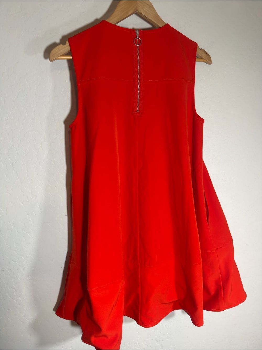Anthropologie Maeve Sleeveless Swing Mini Dress Poppy Red | Small - Picture 5 of 5